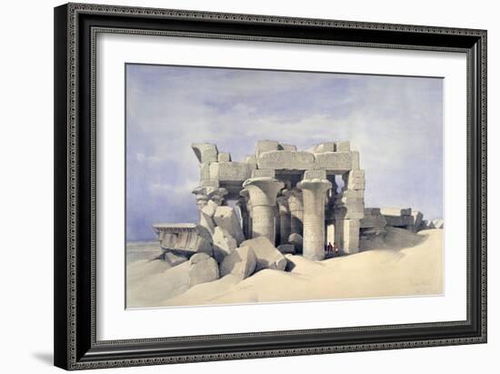 Temple of Sobek and Haroeris at Kom Ombo, 19th Century-David Roberts-Framed Giclee Print