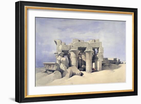 Temple of Sobek and Haroeris at Kom Ombo, 19th Century-David Roberts-Framed Giclee Print