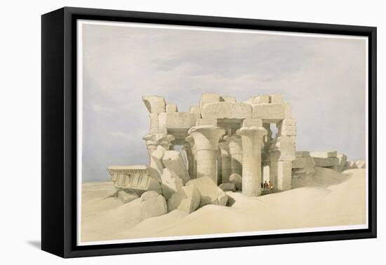 Temple of Sobek and Horuss at Kom Ombo, Egypt, 19th century-David Roberts-Framed Premier Image Canvas