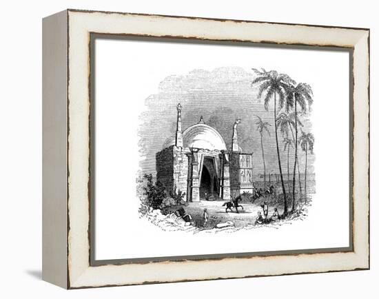 Temple of Somnath, Gujarat, India, 1847-Robinson-Framed Premier Image Canvas