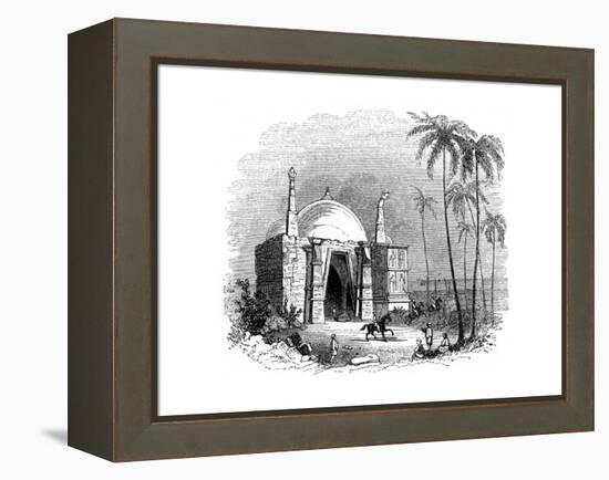 Temple of Somnath, Gujarat, India, 1847-Robinson-Framed Premier Image Canvas