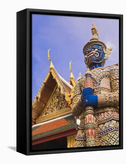 Temple of the Emerald Buddha, Grand Palace, Bangkok, Thailand-Nico Tondini-Framed Premier Image Canvas