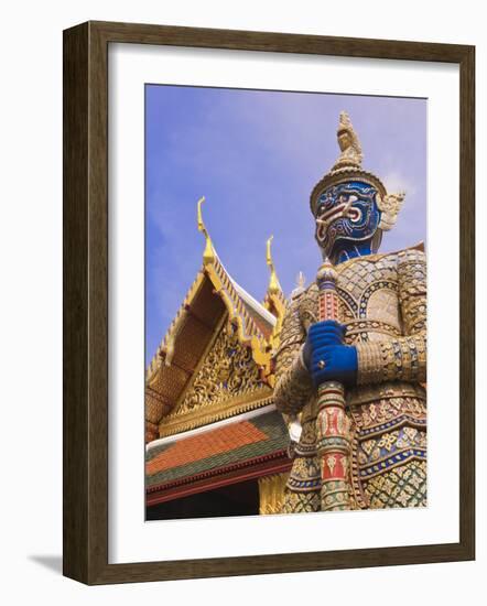 Temple of the Emerald Buddha, Grand Palace, Bangkok, Thailand-Nico Tondini-Framed Photographic Print