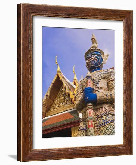 Temple of the Emerald Buddha, Grand Palace, Bangkok, Thailand-Nico Tondini-Framed Photographic Print