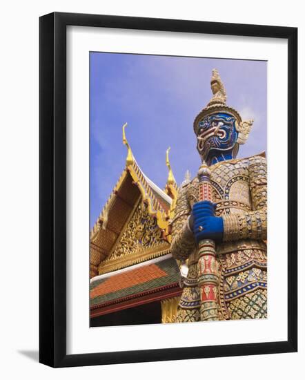 Temple of the Emerald Buddha, Grand Palace, Bangkok, Thailand-Nico Tondini-Framed Photographic Print