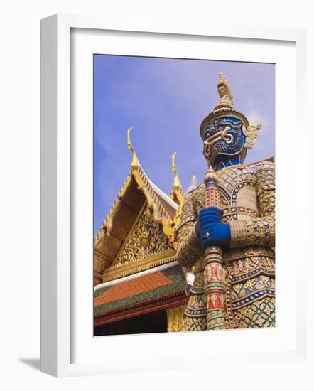 Temple of the Emerald Buddha, Grand Palace, Bangkok, Thailand-Nico Tondini-Framed Photographic Print