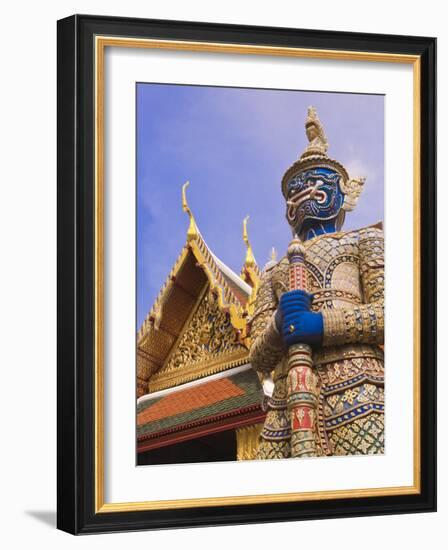 Temple of the Emerald Buddha, Grand Palace, Bangkok, Thailand-Nico Tondini-Framed Photographic Print