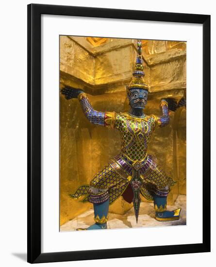 Temple of the Emerald Buddha, Grand Palace, Bangkok, Thailand-Nico Tondini-Framed Photographic Print