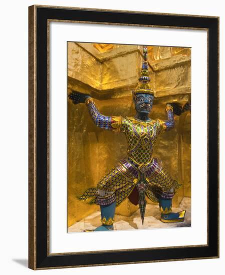 Temple of the Emerald Buddha, Grand Palace, Bangkok, Thailand-Nico Tondini-Framed Photographic Print