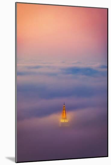 Temple of the Fog Mormon Temple Oakland Sunrise Color Peace Love California-Vincent James-Mounted Photographic Print