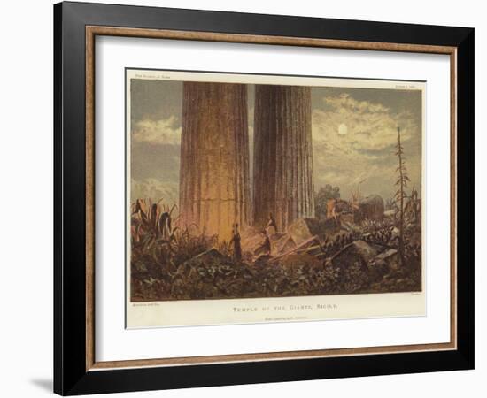 Temple of the Giants in Sicily-George Henry Andrews-Framed Giclee Print