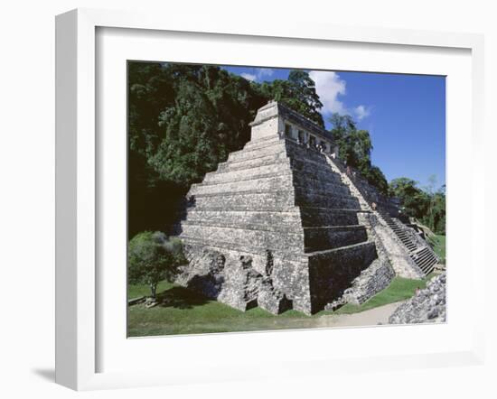 Temple of the Inscriptions, Palenque, Unesco World Heritage Site, Chiapas, Mexico, Central America-Richard Nebesky-Framed Photographic Print