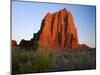 Temple of the Sun, Lower Cathedral Valley, Colorado Plateau, Capitol Reef National Park, Utah, USA-Scott T. Smith-Mounted Photographic Print