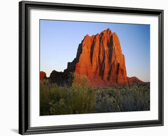 Temple of the Sun, Lower Cathedral Valley, Colorado Plateau, Capitol Reef National Park, Utah, USA-Scott T. Smith-Framed Photographic Print