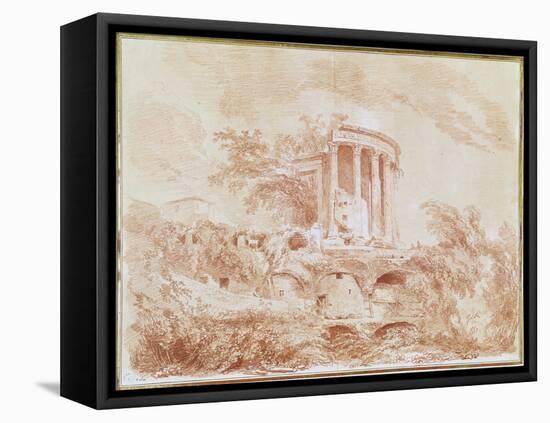 Temple of the Sybil at Tivoli-Jean-Honoré Fragonard-Framed Premier Image Canvas