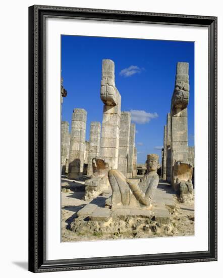 Temple of the Warriers, Chichen Itza, Mexico-Adina Tovy-Framed Photographic Print