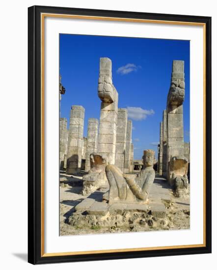 Temple of the Warriers, Chichen Itza, Mexico-Adina Tovy-Framed Photographic Print