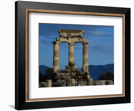 Temple of Tholos in the Sanctuary of Athena-Jim Zuckerman-Framed Photographic Print