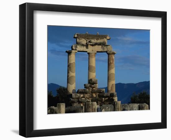 Temple of Tholos in the Sanctuary of Athena-Jim Zuckerman-Framed Photographic Print