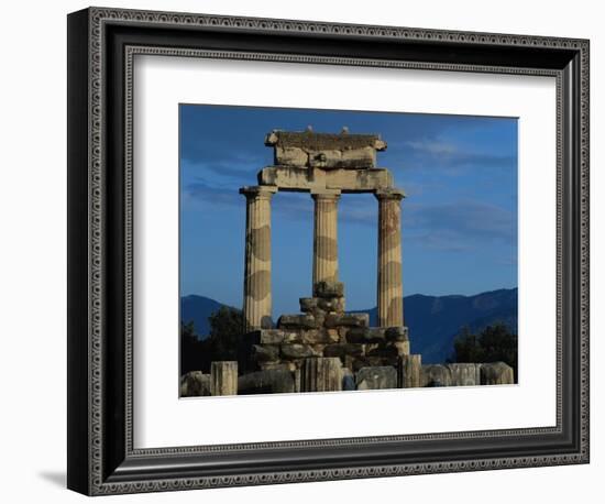 Temple of Tholos in the Sanctuary of Athena-Jim Zuckerman-Framed Photographic Print