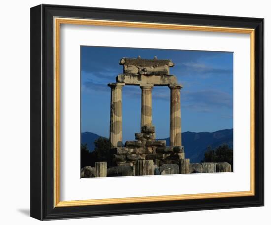 Temple of Tholos in the Sanctuary of Athena-Jim Zuckerman-Framed Photographic Print