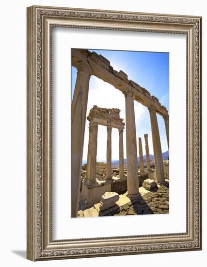 Temple of Trajan, Bergama (Pergamum), Anatolia, Turkey, Asia Minor, Eurasia-Neil Farrin-Framed Photographic Print