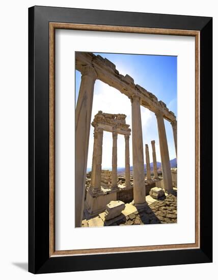 Temple of Trajan, Bergama (Pergamum), Anatolia, Turkey, Asia Minor, Eurasia-Neil Farrin-Framed Photographic Print