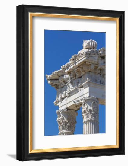 Temple of Trajan, Pergamon, Bergama, Izmir Province, Turkey-Ian Trower-Framed Photographic Print