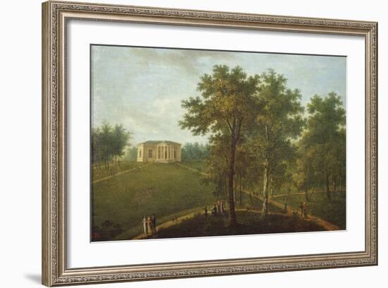 Temple of Truth, View in the Park of Kurakin Estate Nadezhdino, End 1790s-Vasily Petrovich Prichetnikov-Framed Giclee Print