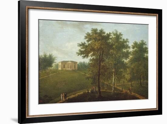 Temple of Truth, View in the Park of Kurakin Estate Nadezhdino, End 1790s-Vasily Petrovich Prichetnikov-Framed Giclee Print