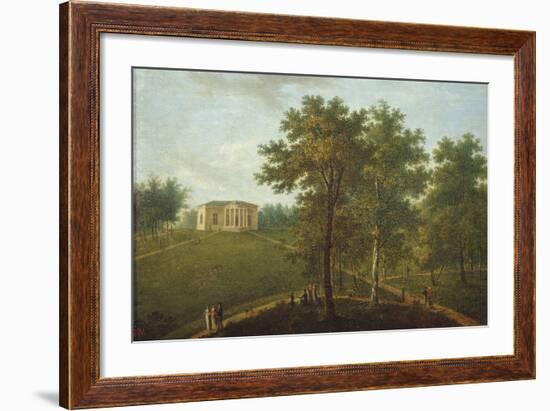 Temple of Truth, View in the Park of Kurakin Estate Nadezhdino, End 1790s-Vasily Petrovich Prichetnikov-Framed Giclee Print