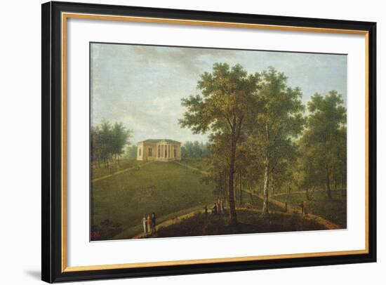 Temple of Truth, View in the Park of Kurakin Estate Nadezhdino, End 1790s-Vasily Petrovich Prichetnikov-Framed Giclee Print