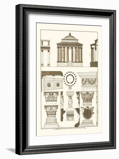 Temple of Vesta at Tivoli, Incantana at Salonichi-J. Buhlmann-Framed Art Print