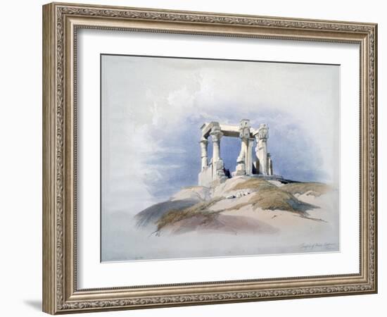 Temple of Wady Kardassy, Nubia, 19th Century-David Roberts-Framed Giclee Print