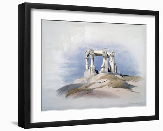 Temple of Wady Kardassy, Nubia, 19th Century-David Roberts-Framed Giclee Print