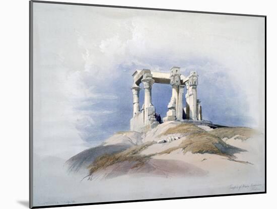 Temple of Wady Kardassy, Nubia, 19th Century-David Roberts-Mounted Giclee Print