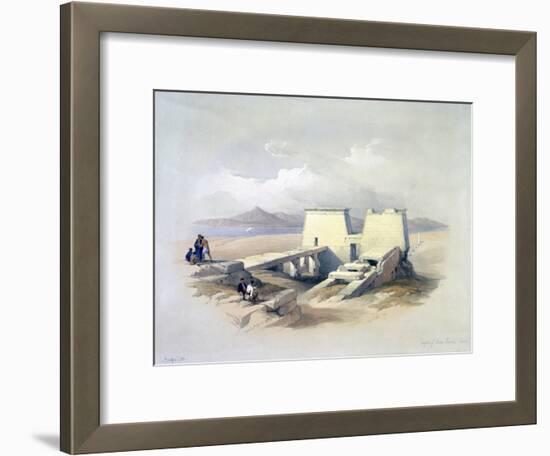 Temple of Wady Saboua, Nubia, 19th Century-David Roberts-Framed Giclee Print