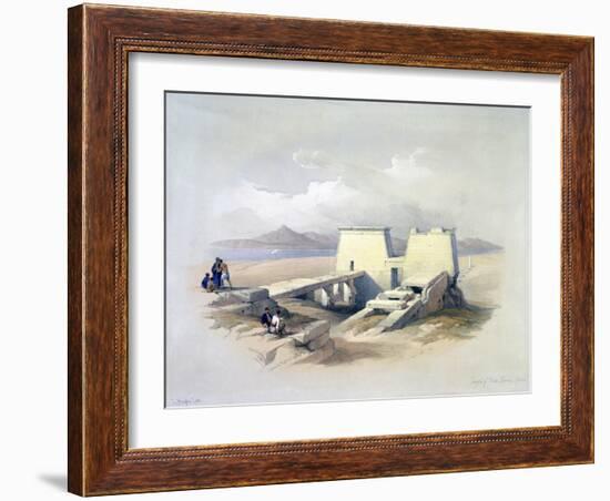 Temple of Wady Saboua, Nubia, 19th Century-David Roberts-Framed Giclee Print