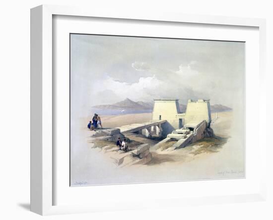 Temple of Wady Saboua, Nubia, 19th Century-David Roberts-Framed Giclee Print