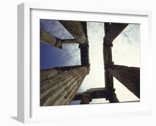 Temple of Zeus, Athens-Gjon Mili-Framed Photographic Print