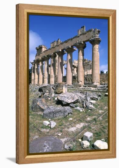 Temple of Zeus, Cyrene, Libya-Vivienne Sharp-Framed Premier Image Canvas