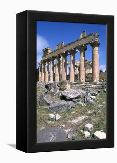 Temple of Zeus, Cyrene, Libya-Vivienne Sharp-Framed Premier Image Canvas