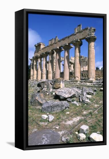 Temple of Zeus, Cyrene, Libya-Vivienne Sharp-Framed Premier Image Canvas