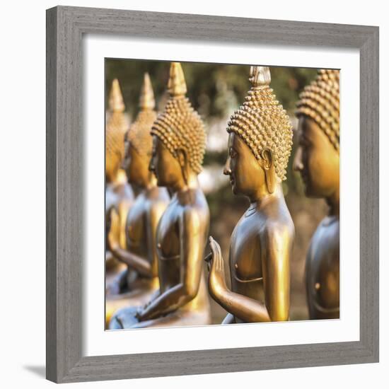 Temple Pathway - Detail-Peter Adams-Framed Giclee Print