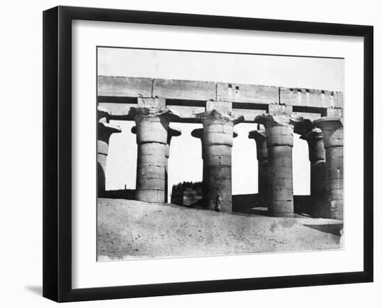 Temple Ruins, Egypt, 1852-Maxime Du Camp-Framed Giclee Print