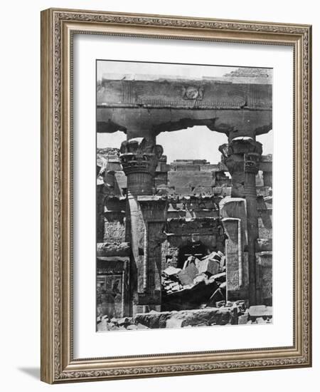 Temple Ruins, Egypt, 1852-Maxime Du Camp-Framed Giclee Print