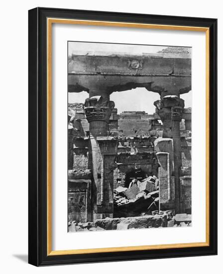 Temple Ruins, Egypt, 1852-Maxime Du Camp-Framed Giclee Print