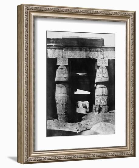 Temple Ruins, Egypt, 1852-Maxime Du Camp-Framed Giclee Print