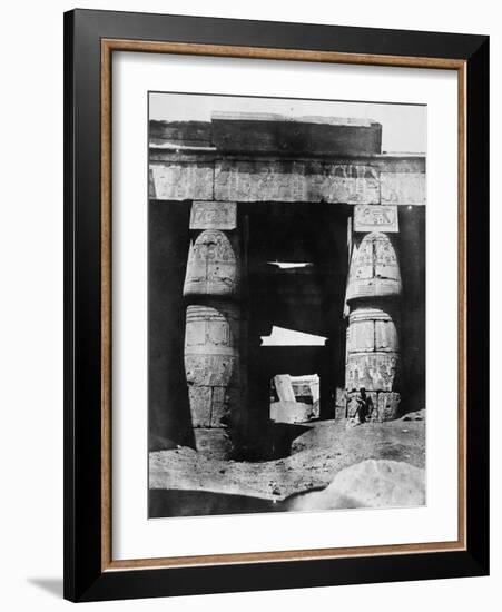 Temple Ruins, Egypt, 1852-Maxime Du Camp-Framed Giclee Print