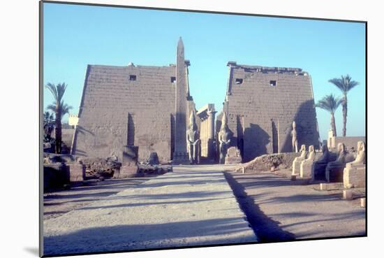 Temple Sacred to Amun Mut and Khons (Khonsu), Luxor, Egypt-CM Dixon-Mounted Photographic Print